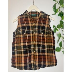 Button down vest